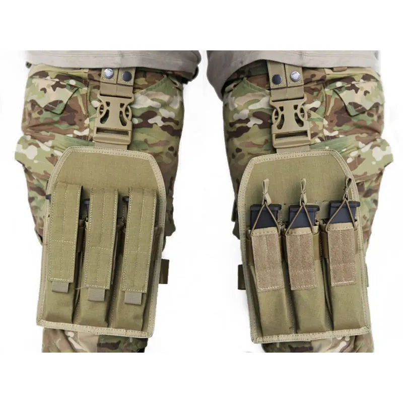 Emersongear EM6055 MP7 Triple Leg Mag Pouch FG